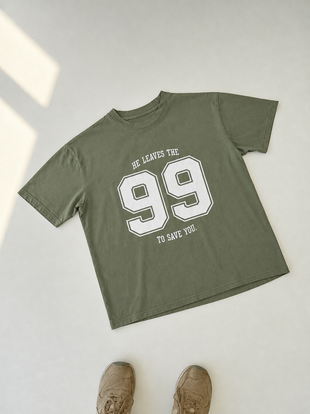 He Leaves The 99 Tee